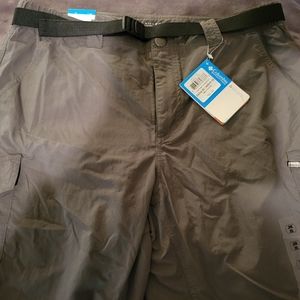 Columbia zip off belted pants